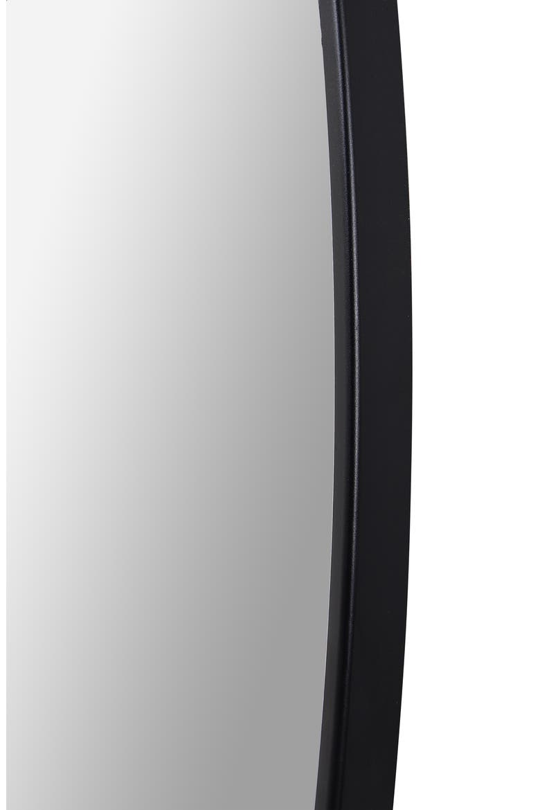 Claribel Round Mirror, Alternate, color, BLACK
