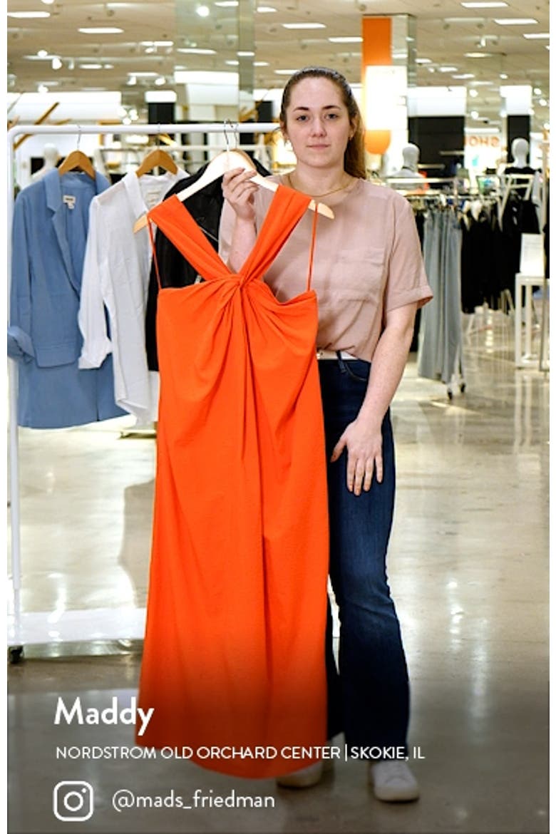 Bay Twist Seersucker Halter Dress video