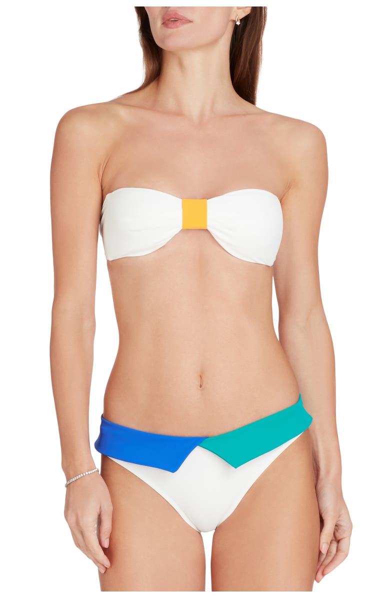 VALIMARE Capri Bandeau Bikini Top, Main, color, Off White