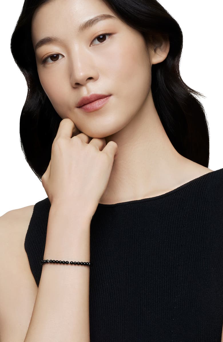 David Yurman Spiritual Beads Bracelet, Alternate, color, Black Onyx/ Silver