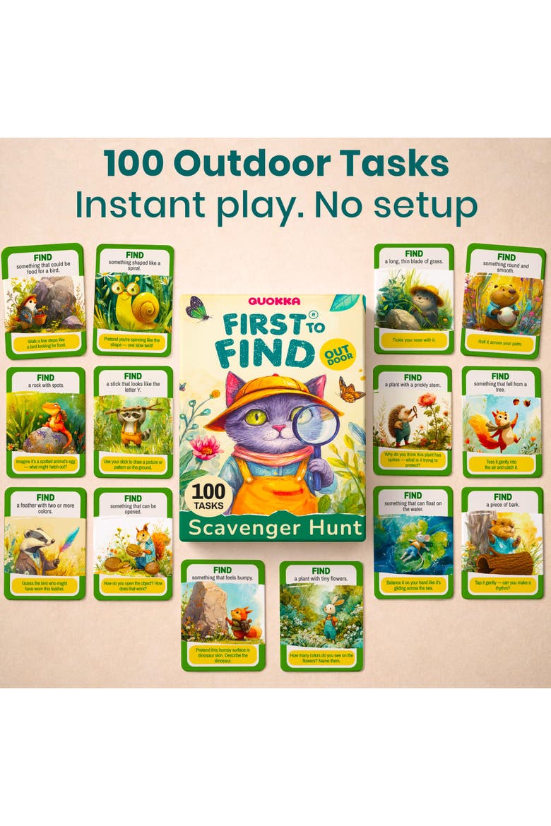 Kids Card Game Set with Multiple Activities, Alternate, color, Outdoor