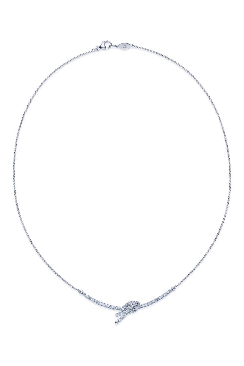 Entwine Diamond Necklace, Alternate, color, PLATINUM