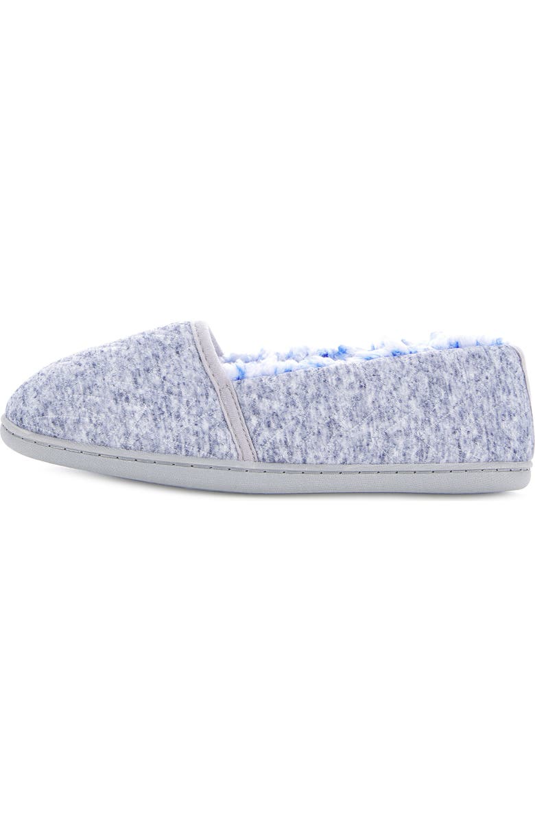 FLOOPI Chloe Quilt Fleece Slipper, Alternate, color, Blue