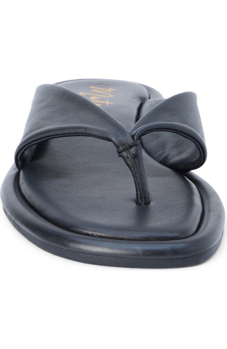 Matisse Mirage Flip Flop, Alternate, color, Black Leather