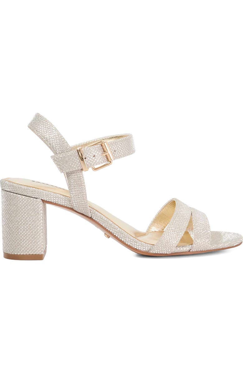 Dune London Merisa Ankle Strap Sandal, Alternate, color, Gold