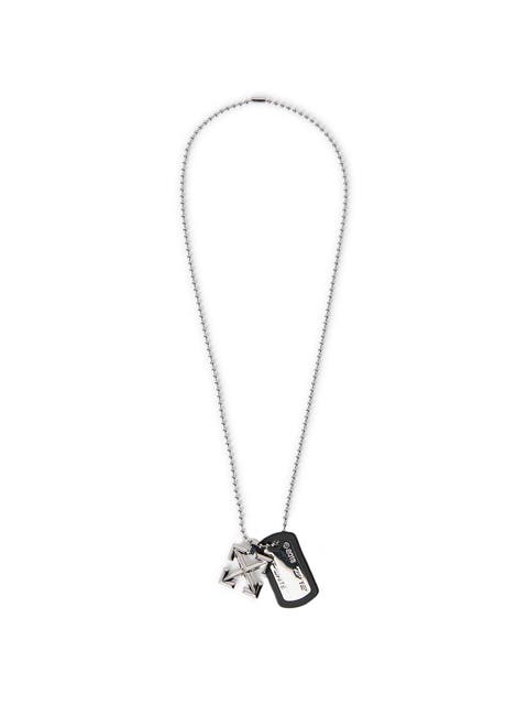 Arrow Logo Dog Tag Necklace