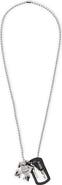 Off-White Arrow Logo Dog Tag Necklace