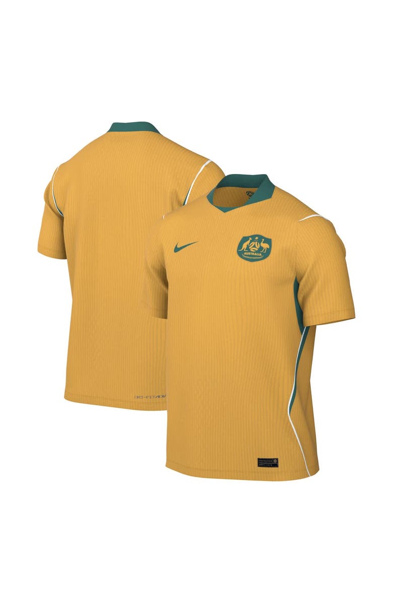 Nike Men's Nike Yellow Australia National Team 2026 Home Match Authentic Jersey, Main, color, Yellow