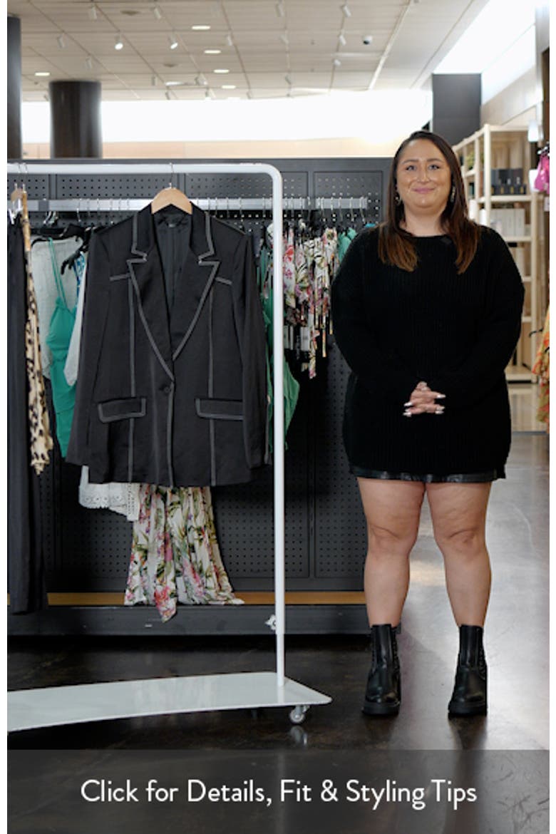 Theah Topstitch Blazer video