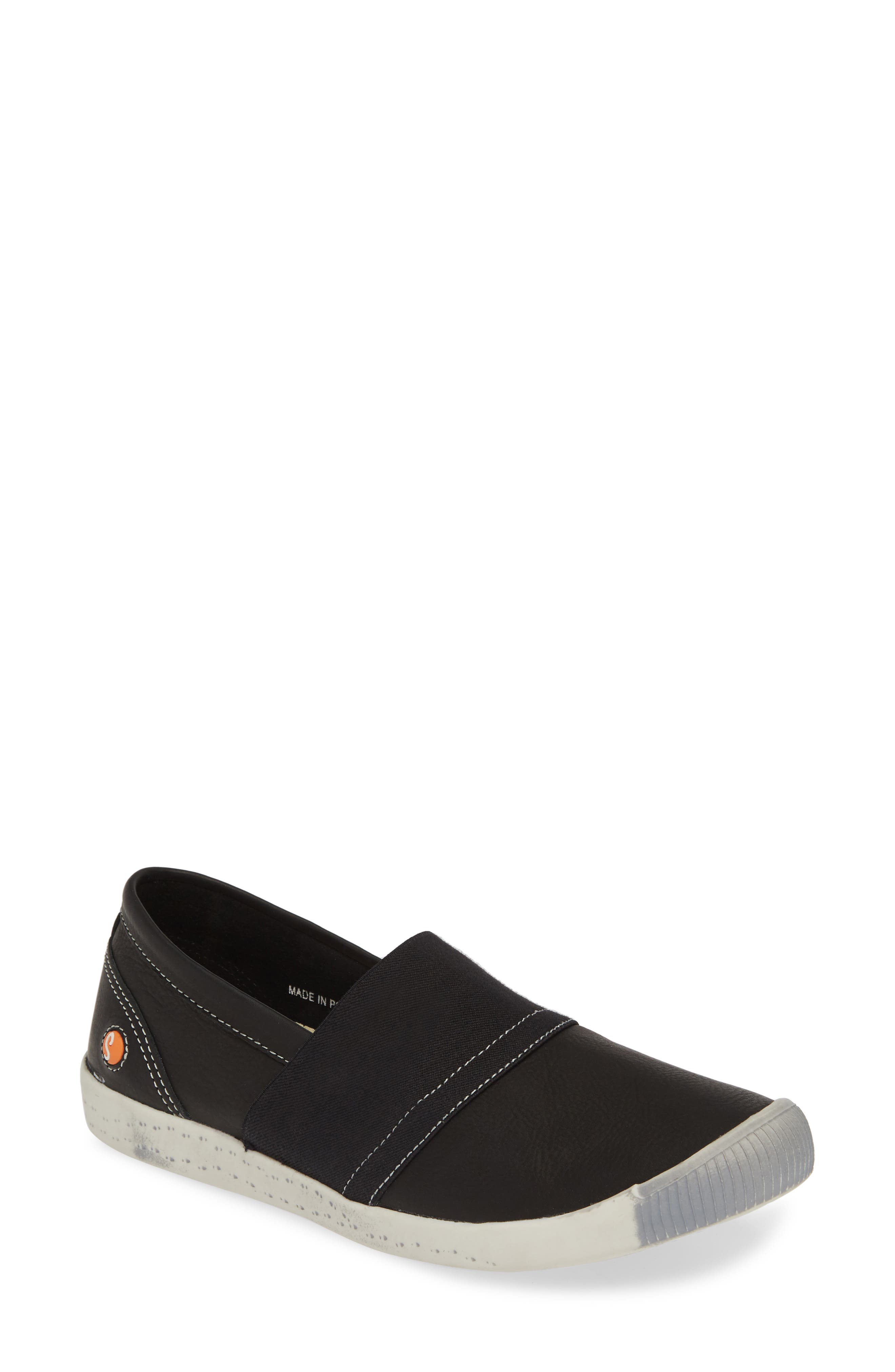 Ino Slip-On Sneaker, Main, color, BLACK LEATHER