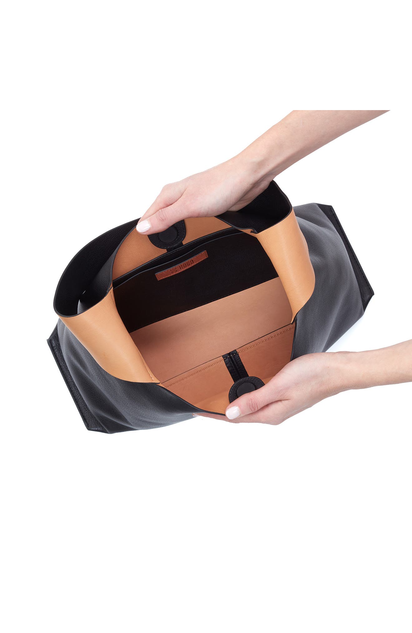 HOBO Large Joni Leather Shoulder Bag, Alternate, color, 