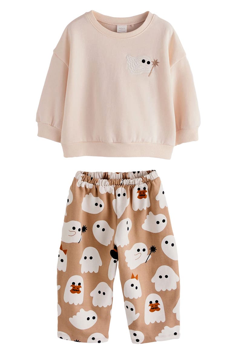 Kids' Halloween Sweatshirt & Pants Set, Main, color, NEUTRAL