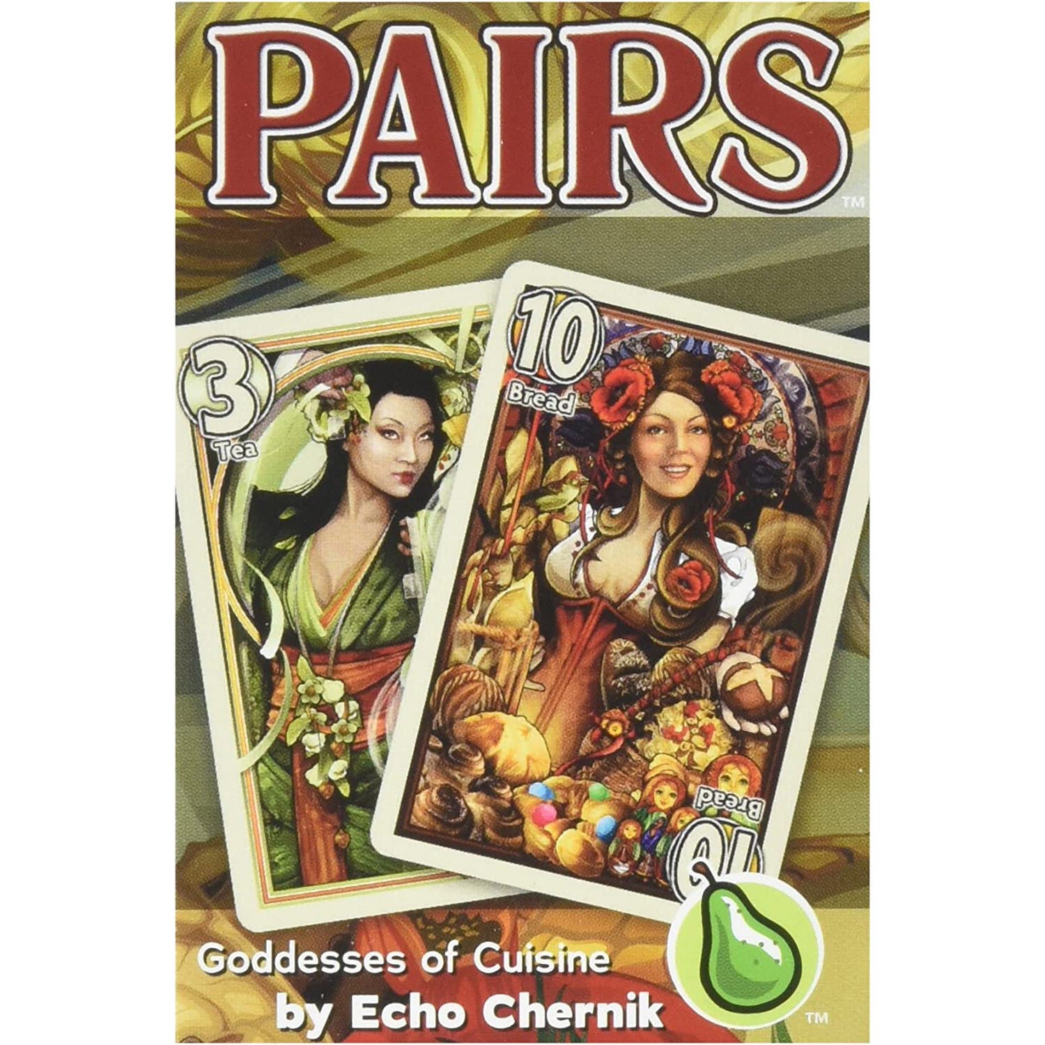 Cheapass Games Pairs Goddesses Of Cuisine Card Game in Multicolored 