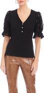FIFTEEN TWENTY Tanya Lace Sleeve Top