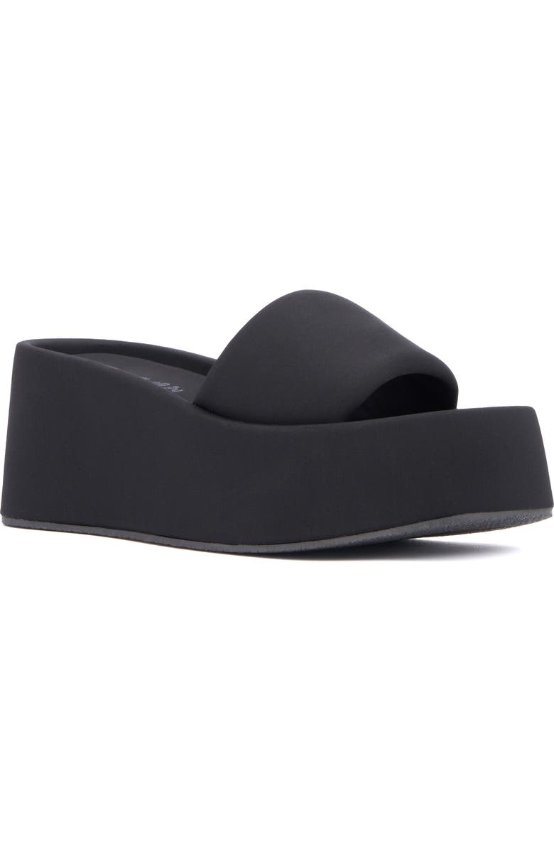 OLIVIA MILLER Uproar Platform Slide Sandal, Main, color,