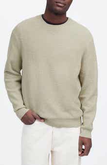 Madewell Waffle Knit Crewneck Sweater