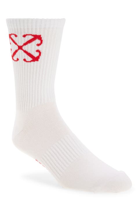 Off white socks red best sale