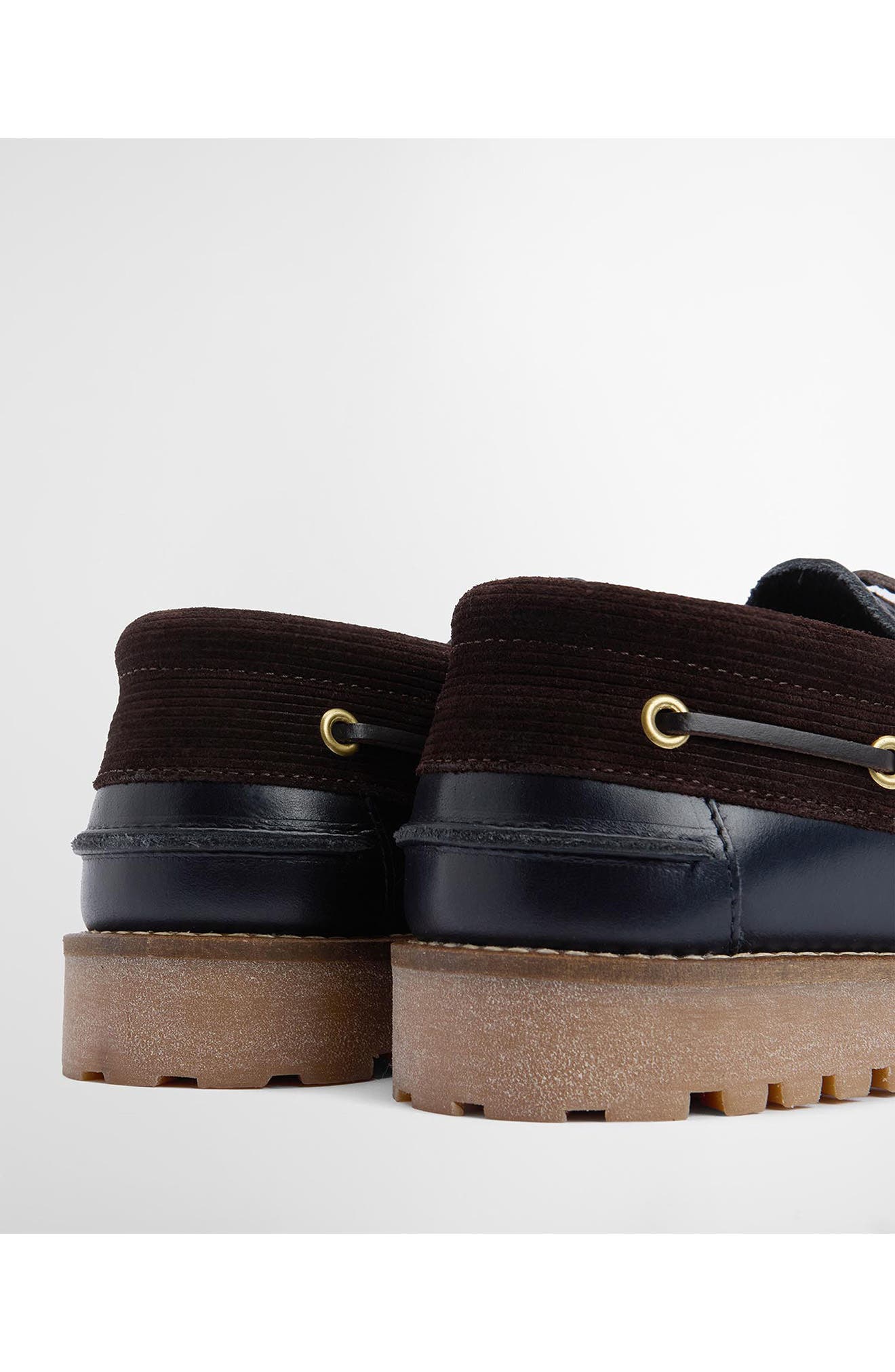 Barbour Deck Boat Shoe, Alternate, color, Navy