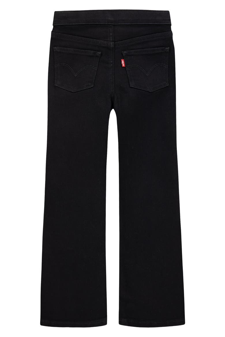 Kids' Pull-On Flare Jeans, Alternate, color, BLACK