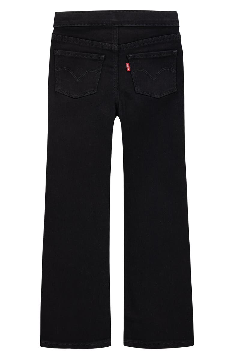 Levi's<sup>®</sup> Kids' Pull-On Flare Jeans, Alternate, color, Black