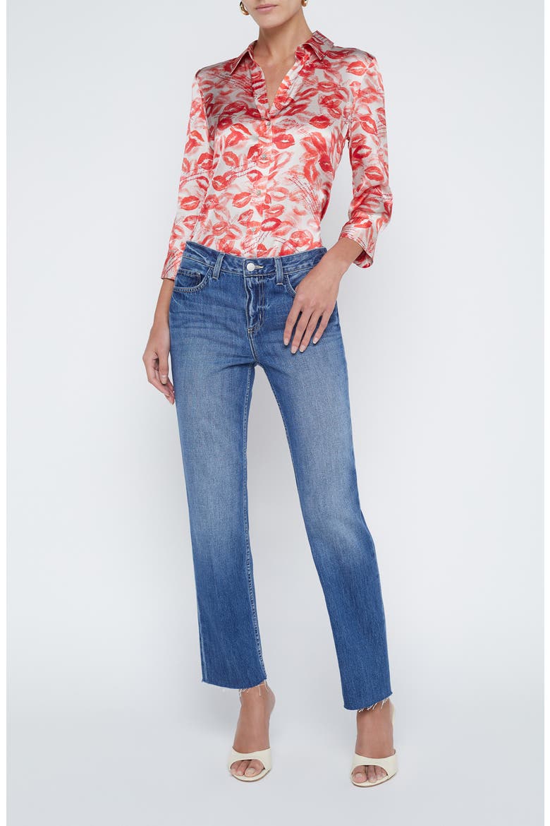 Milana Stovepipe Straight Leg Jeans, Alternate, color, BRENTWOOD