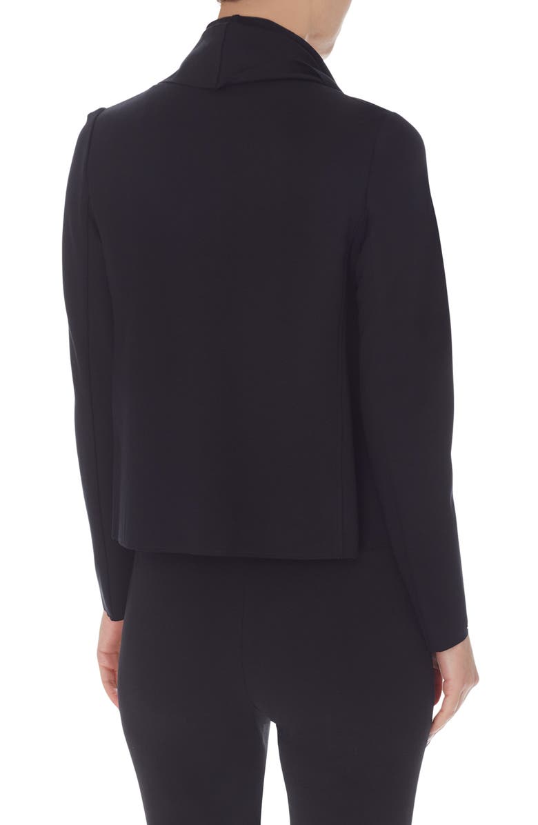 Anne Klein Drape Front Jacket, Alternate, color, 