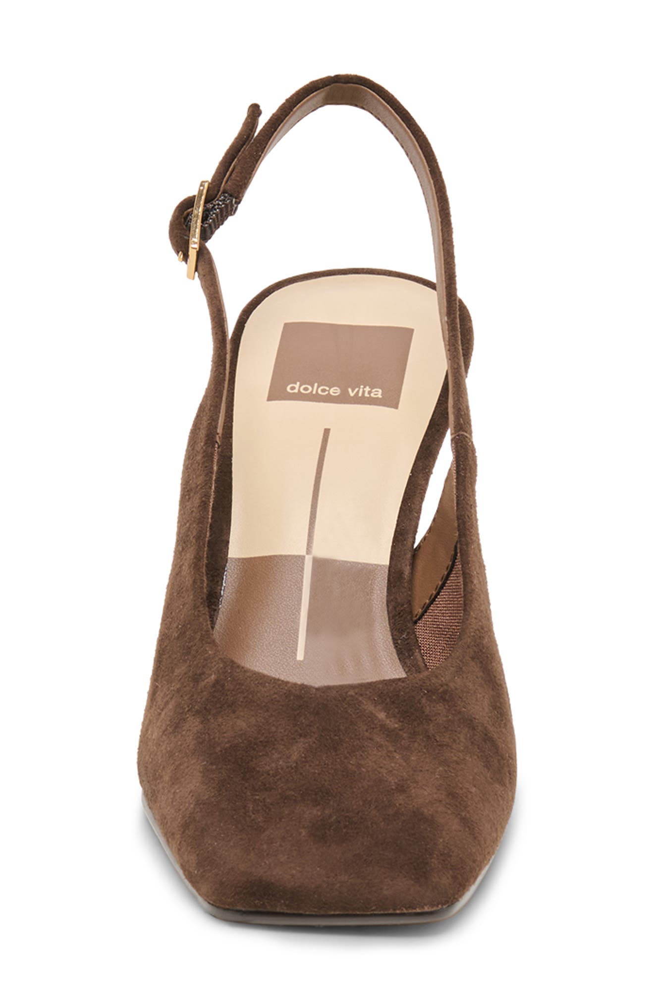 Gessia Slingback Pump, Alternate, color, DARK BROWN SUEDE
