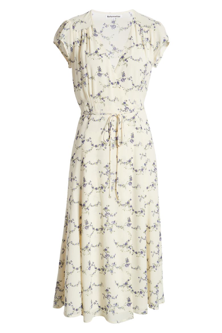 Carina Midi Wrap Dress (Nordstrom Exclusive), Alternate, color, EMMALINE