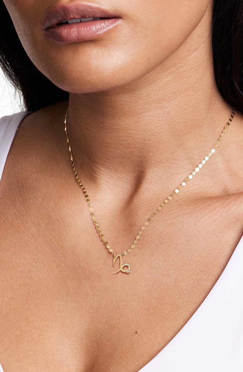 LANA Solo Scorpio Pendant Necklace, Alternate, color, Yellow/ Capricorn