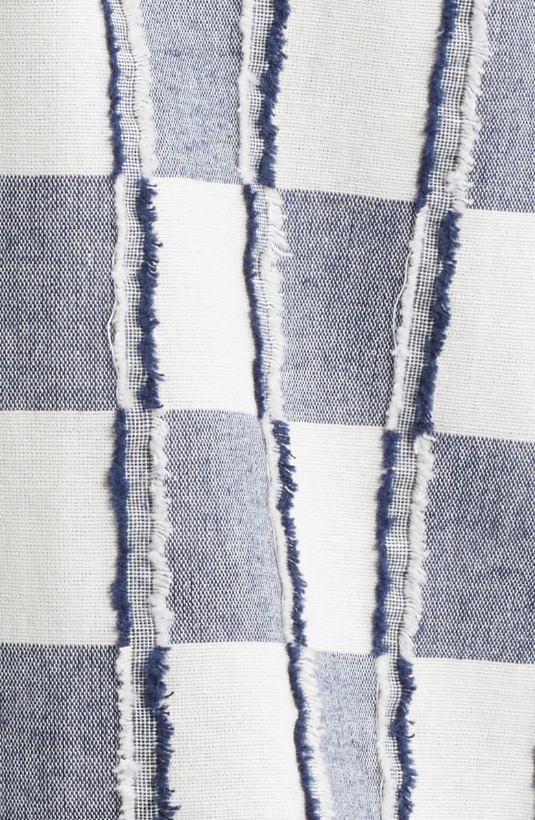 RIZORT Andrew Check Cotton Camp Shirt, Alternate, color, Navy