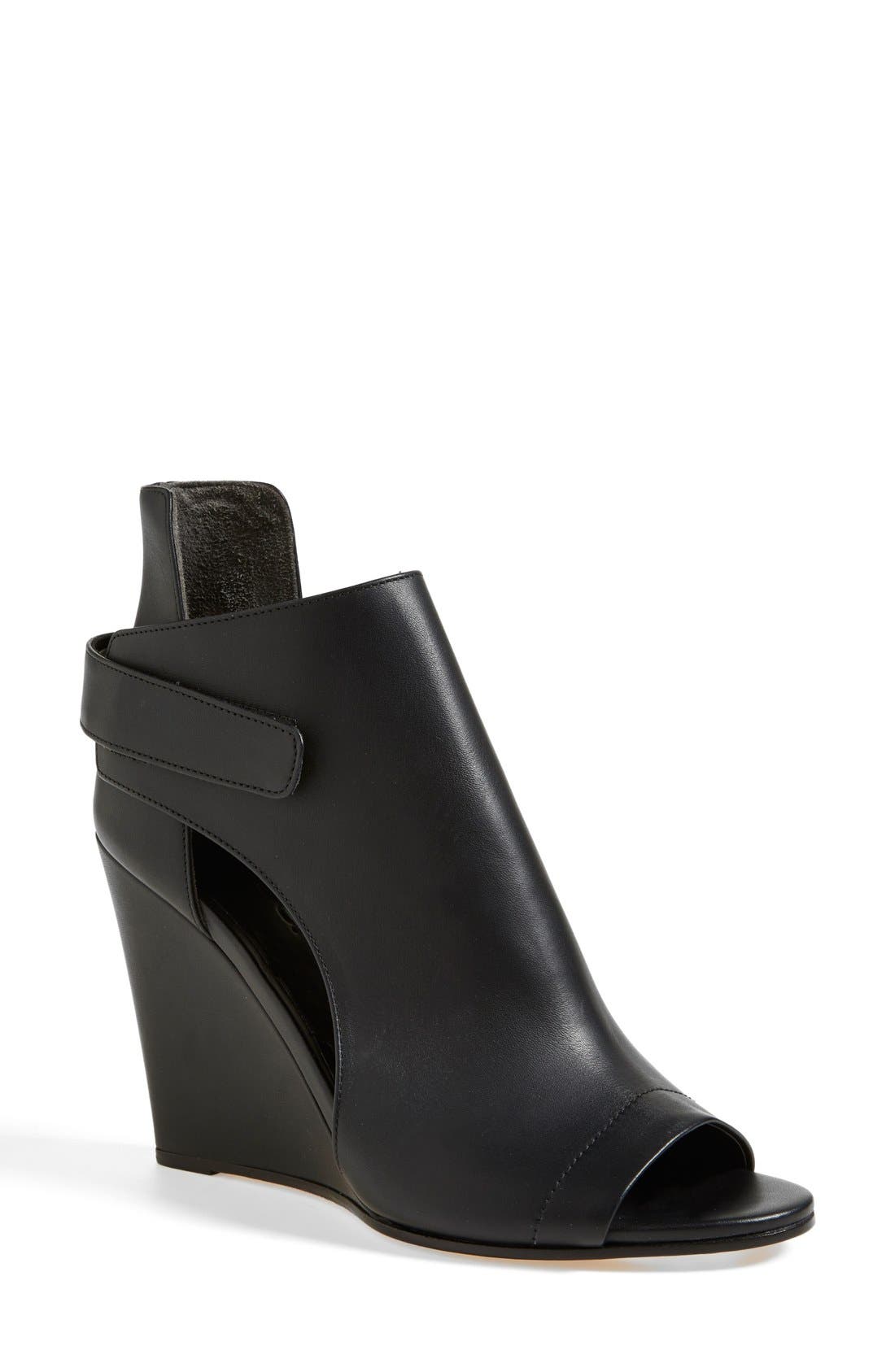Vince 'Katia' Leather Wedge Bootie, Main, color, 