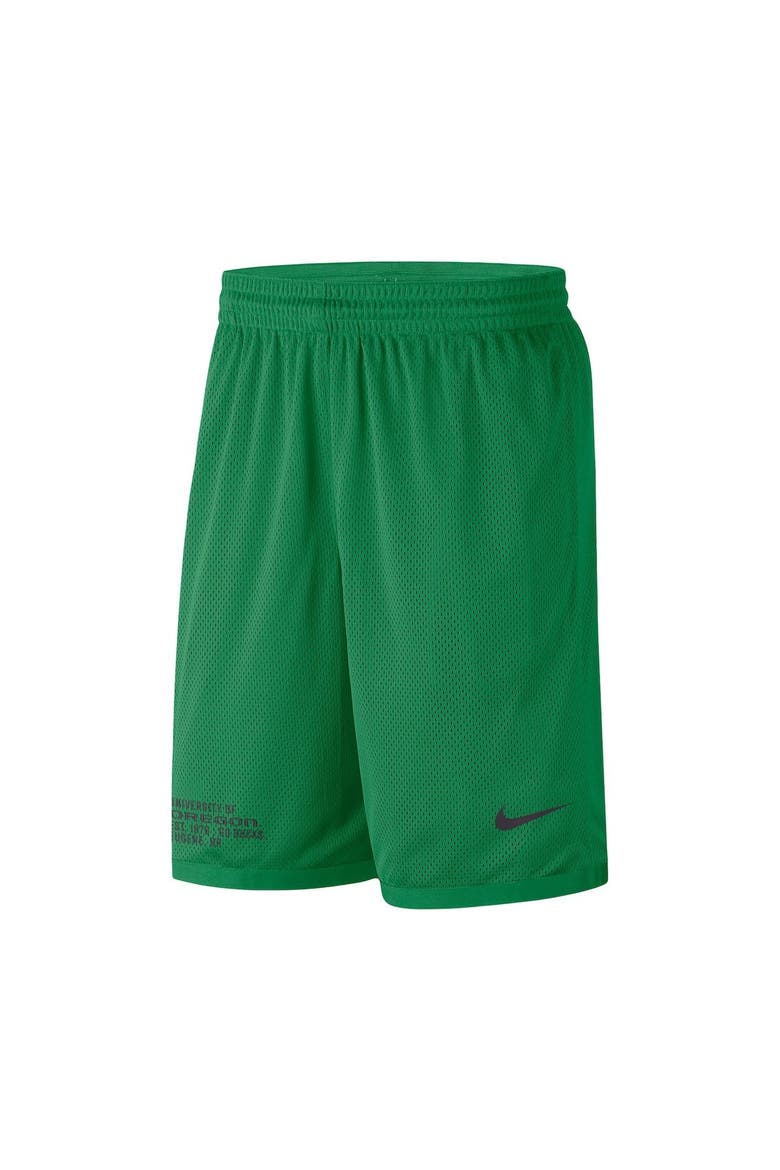 Men's Nike Green Oregon Ducks Performance Mesh Shorts, Alternate, color, Green