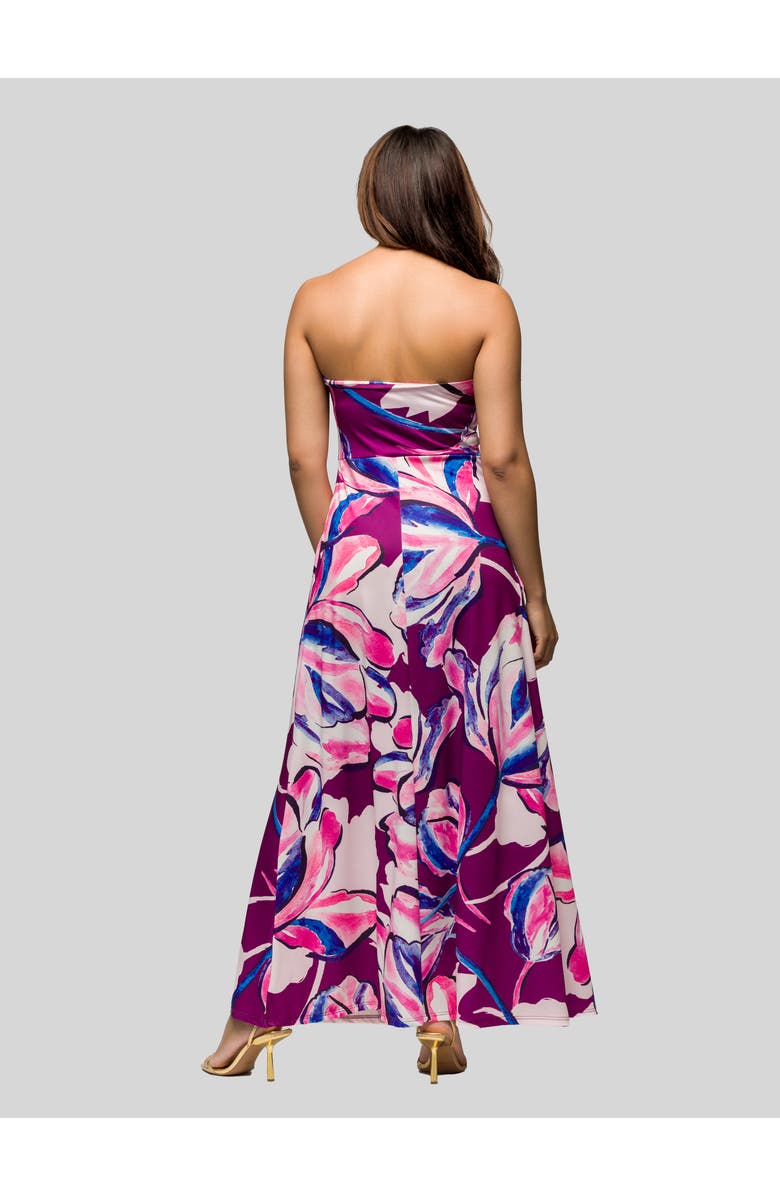 24seven Comfort Apparel V-Neck Sleeveless Maxi Dress with Belt, Alternate, color,