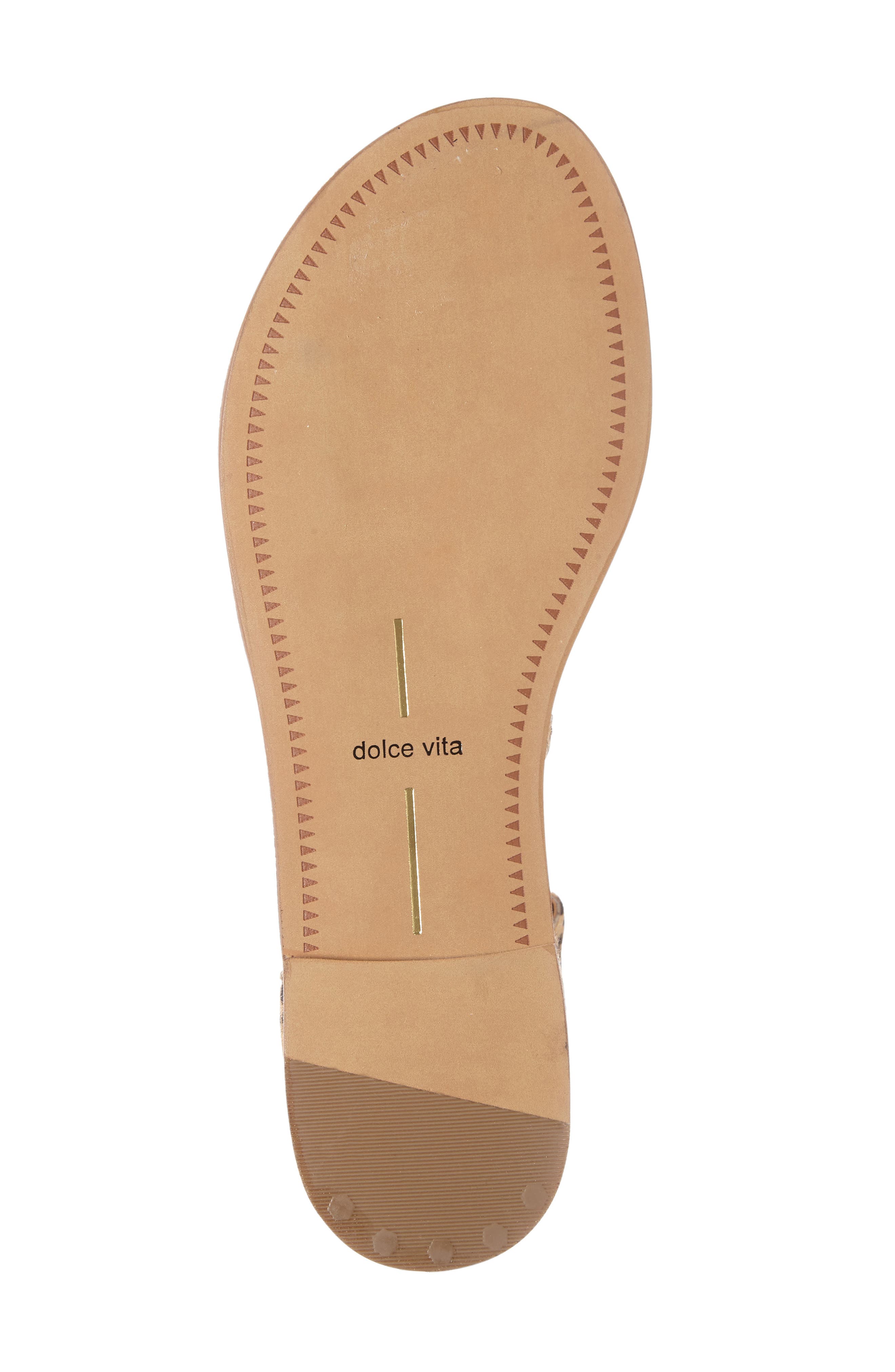 'Jasmyn' Ghillie Sandal, Alternate, color, LEOPARD LEATHER
