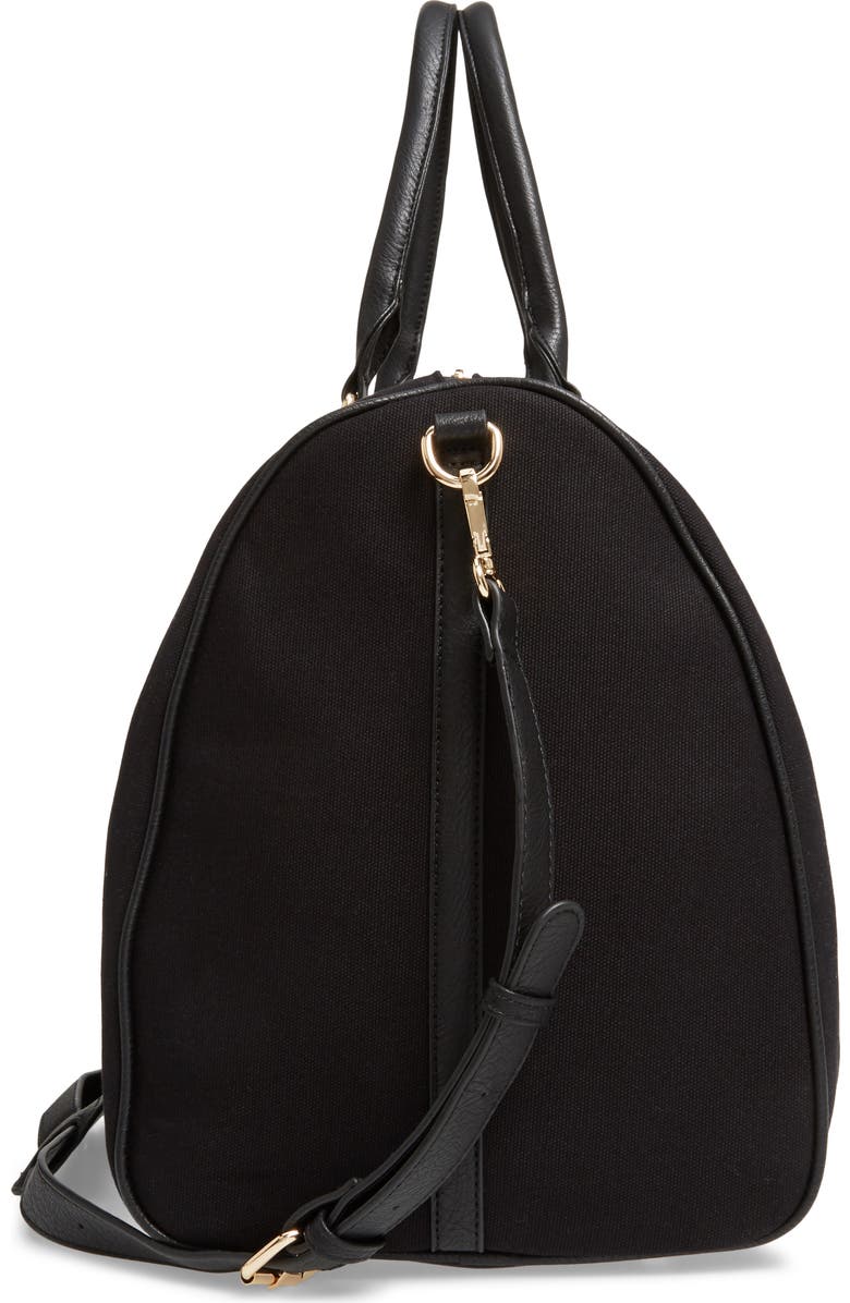 Sole Society Lacie Faux Leather Duffle Bag, Alternate, color,