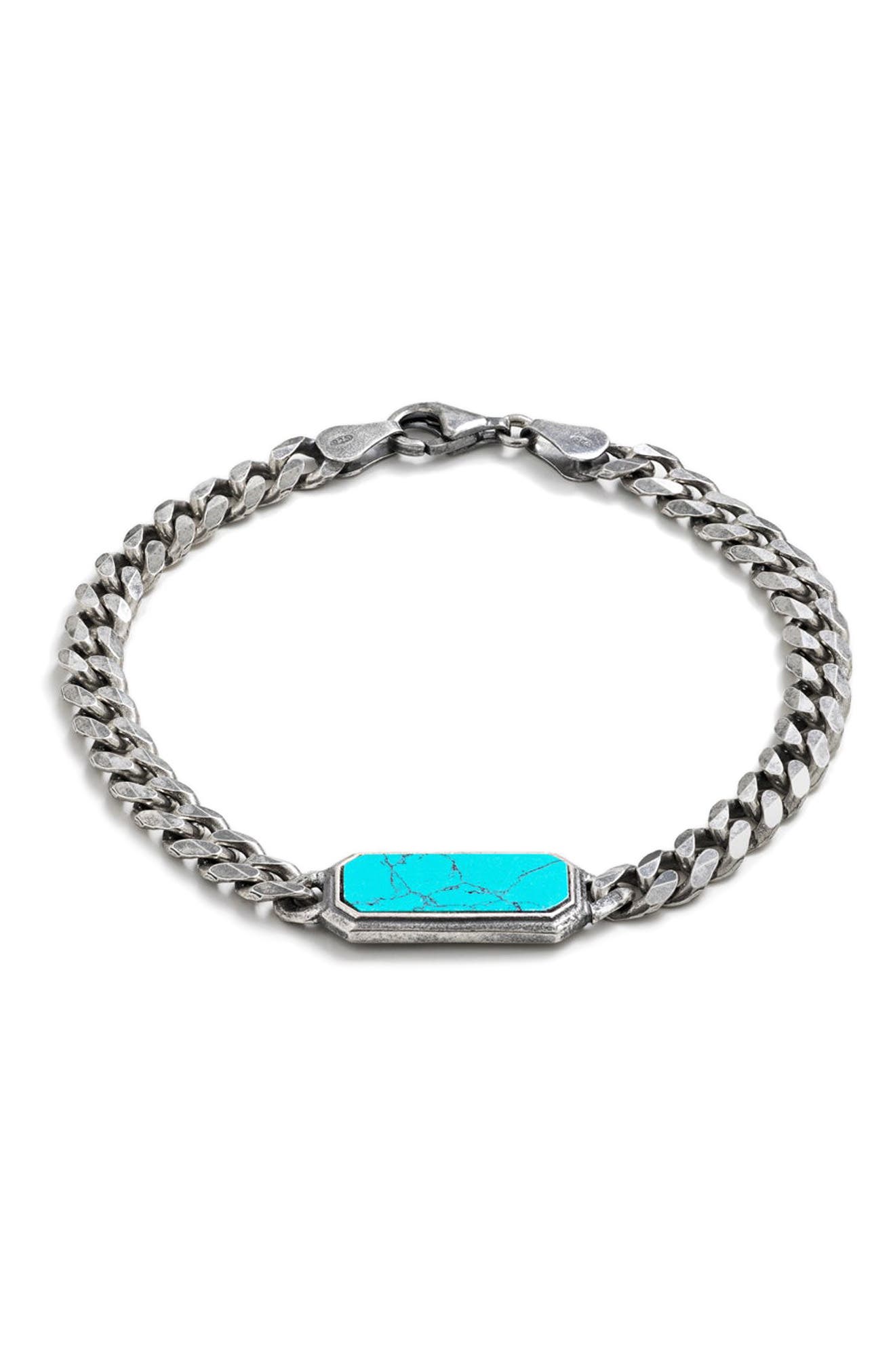 Degs & Sal Turquoise Chain Bracelet 