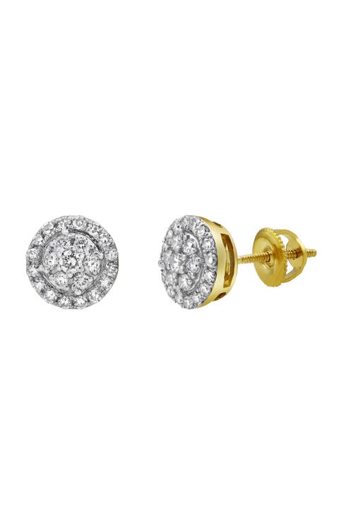 Glacier Diamond Stud Earrings