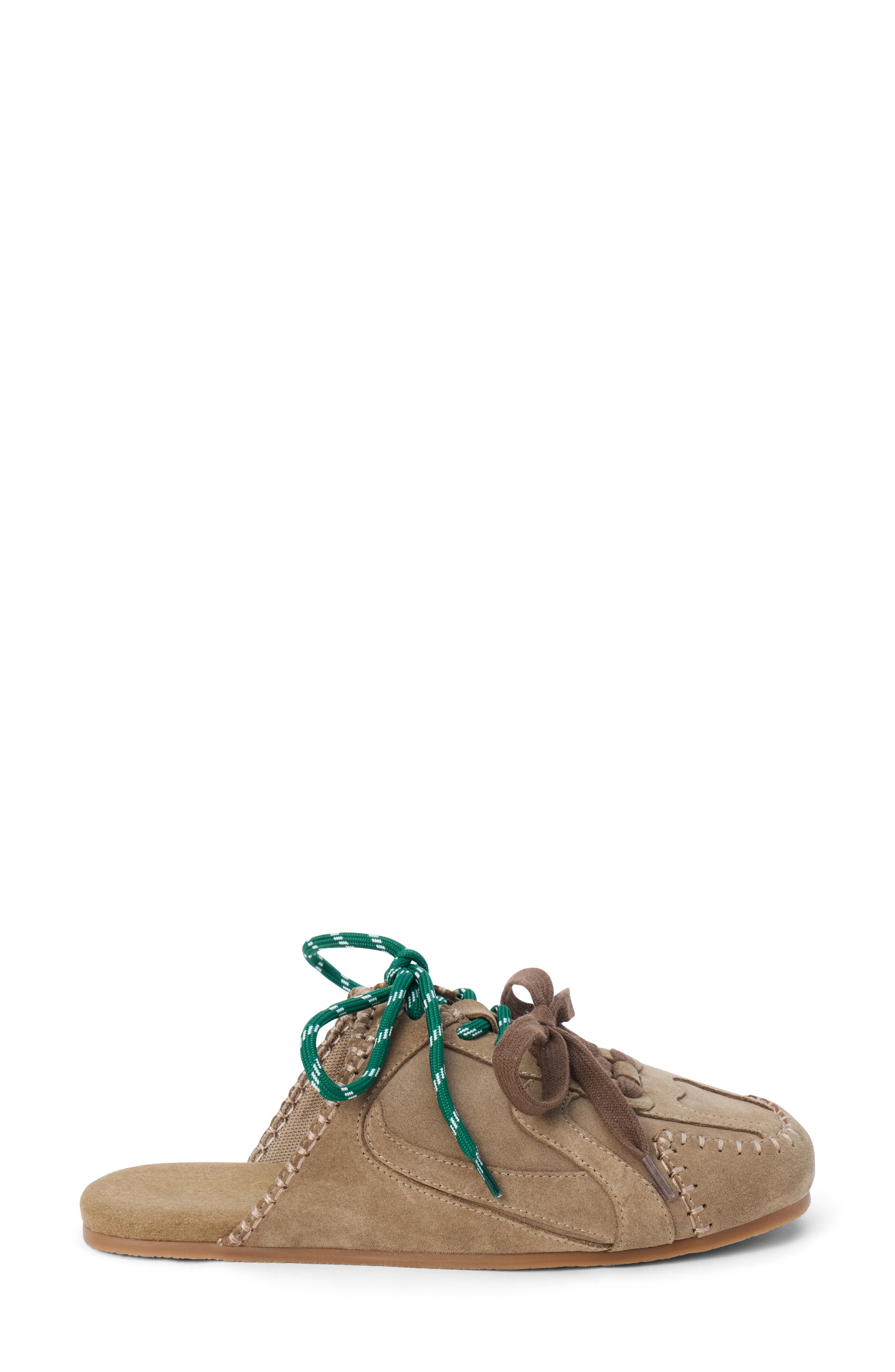 Devyl Lace-Up Mule, Alternate, color, TAUPE
