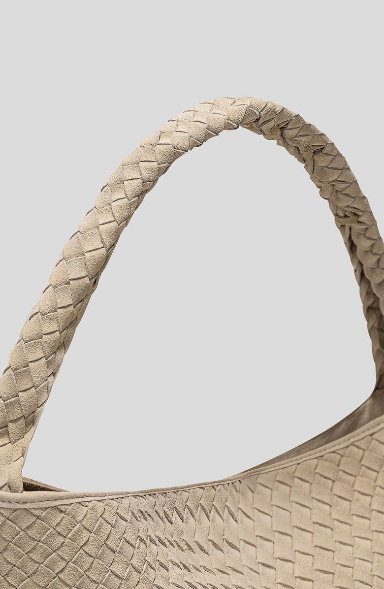 Ecotorie San Antonio Leather Hobo, Alternate, color, Beige