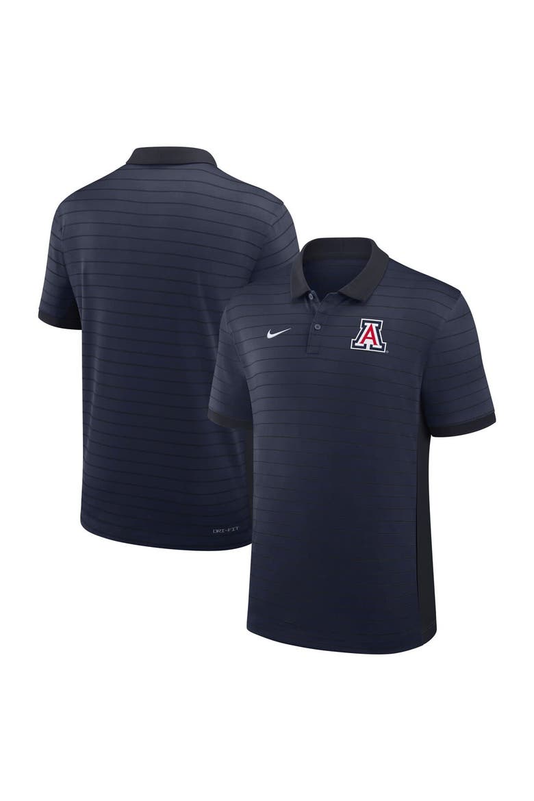 Men's Nike Navy Arizona Wildcats 2025 Early Season Coaches Sideline Victory Stripe Performance Polo, Main, color, Navy