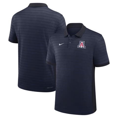 Men's Nike Navy Arizona Wildcats 2025 Early Season Coaches Sideline Victory Stripe Performance Polo