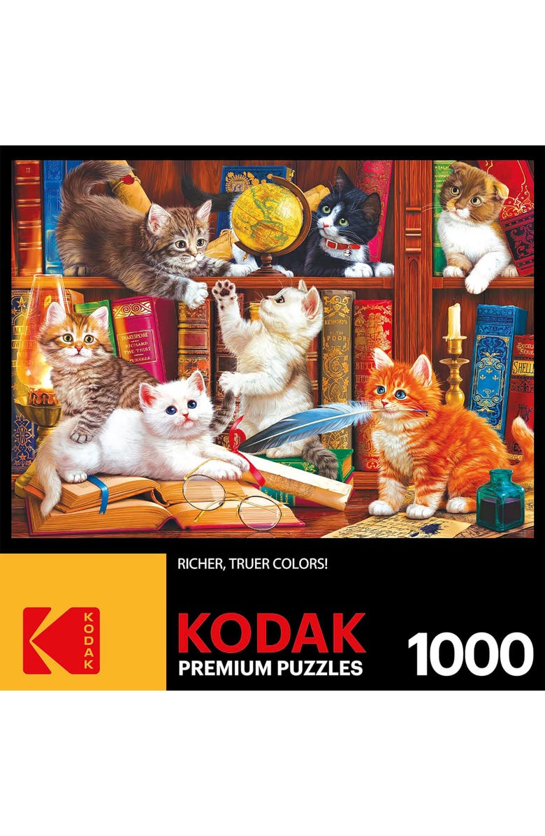 CRA-Z-ART Roseart Library Mischief 1000 Piece Puzzle, Alternate, color, Multicolored