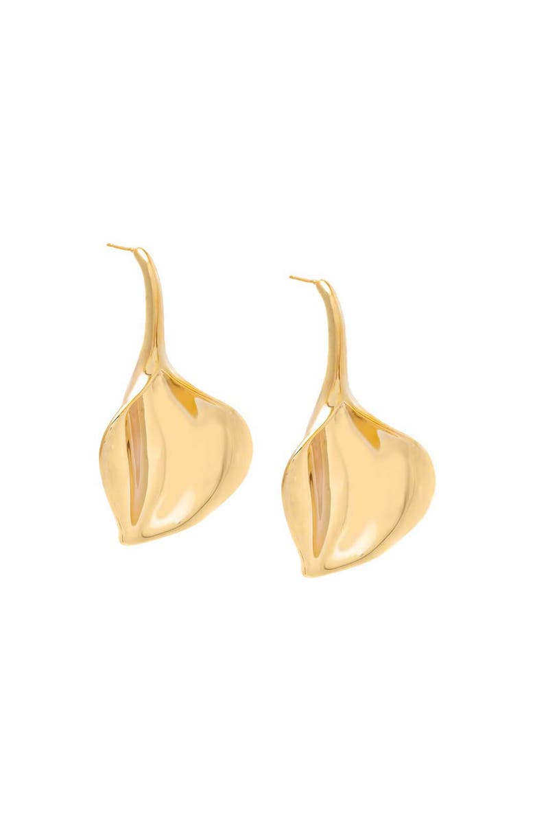 BY ADINA EDEN Ripple Petal Drop Earrings, Main, color,