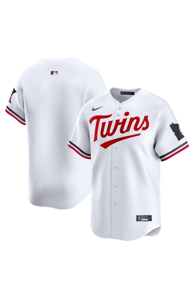 Nike Men's Nike White Minnesota Twins Home Limited Jersey, Main, color, White