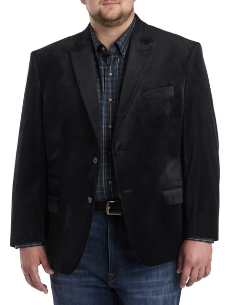 Big & Tall Jacket Relaxer Velvet Sport Coat