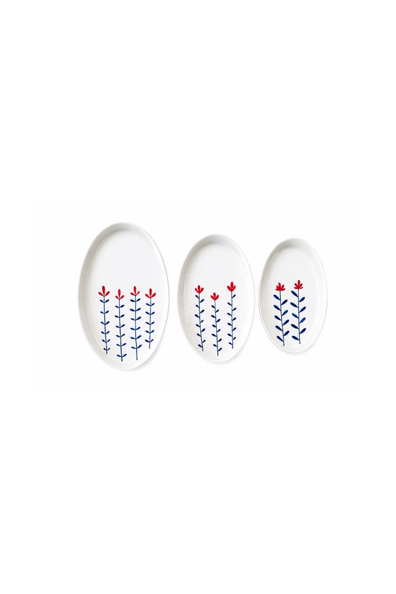 Amapola Nesting Plates, Main, color, Blue