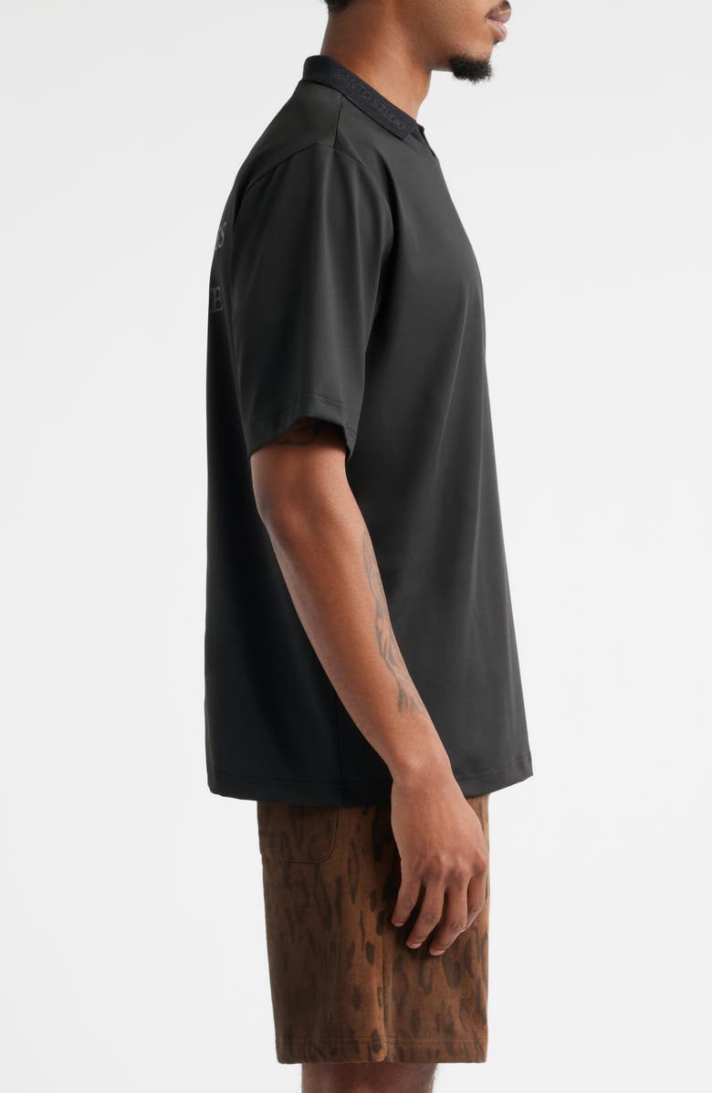 SANTO STUDIO Enjoy the Ride Club Polo, Alternate, color, Black