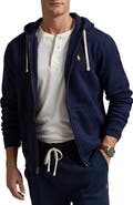 Polo Ralph Lauren Cotton Blend Fleece Zip Front Hoodie