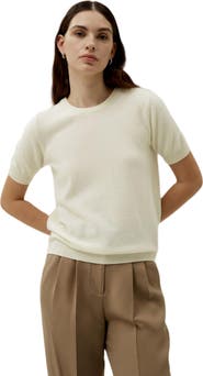 Lilysilk Women's Baby Cashmere Crew Neck Knit Top