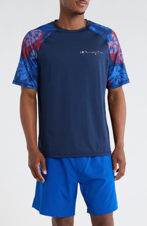 Printed Short Sleeve Rashguard Top